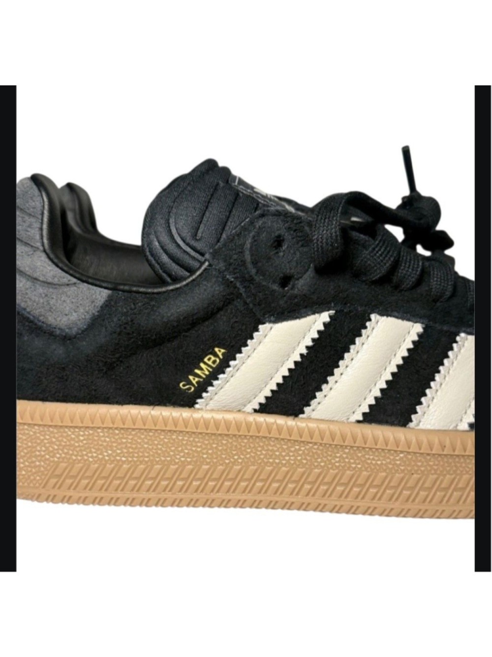 Adidas Samba XLG Black Suede Sneakers - Men’s 8(Women’s 9) - Brand New NWT - Picture 4 of 7